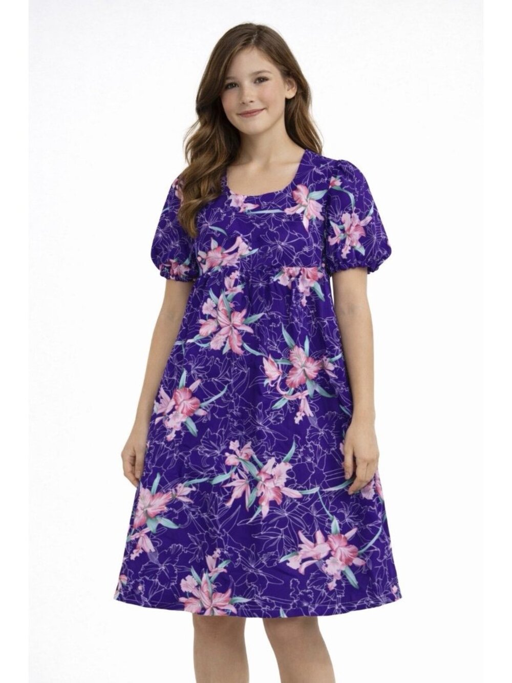Hilo Hattie The Hawaiian Large Muu Muu Breezy Smock Dress Resort Cruise Tropical